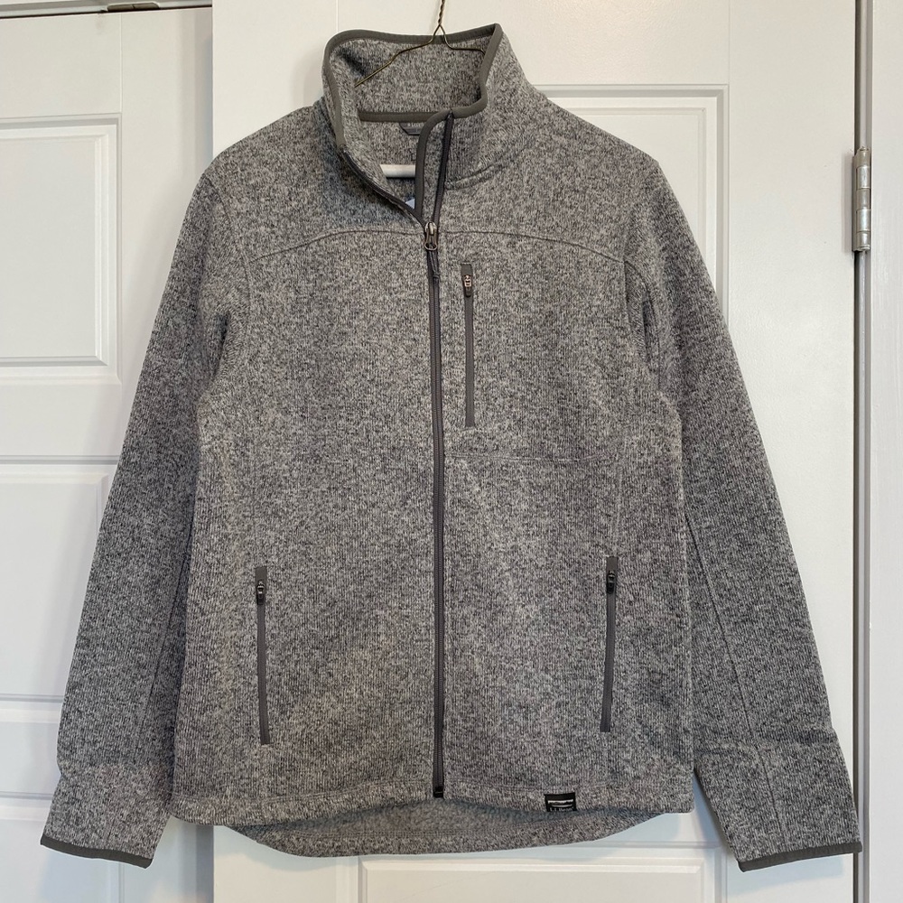 NWT gray L.L. Bean sweater fleece.